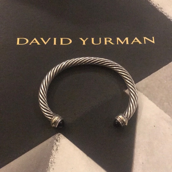 Sold David Yurman 7mm Cable bracelet 925 & 14k - Picture 8 of 8